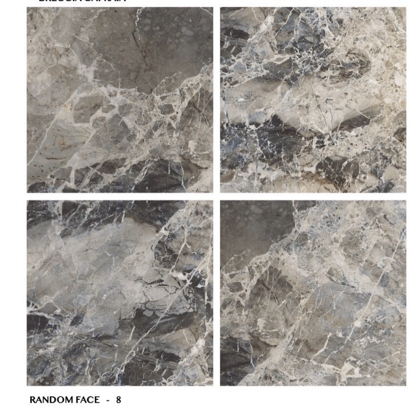 Gạch nhập khẩu Ấn Độ 80x80cm vân đá xám nâu HM132