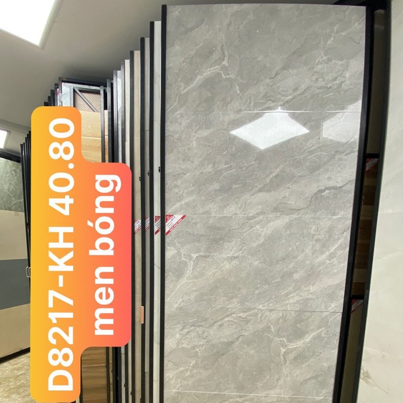 Gạch nhập khẩu Trung Quốc 40×80 vân đá ghi HM8217