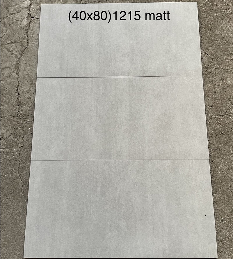 Gạch nhập khẩu Trung Quốc 40×80 vân đá loang ghi HM1215