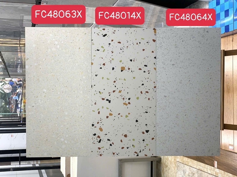 Gạch nhập khẩu Trung Quốc 40×80 vân đá Terrazzo 48014X