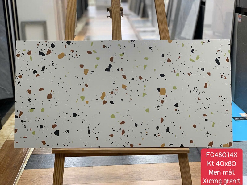 Gạch nhập khẩu Trung Quốc 40×80 vân đá Terrazzo 48064X