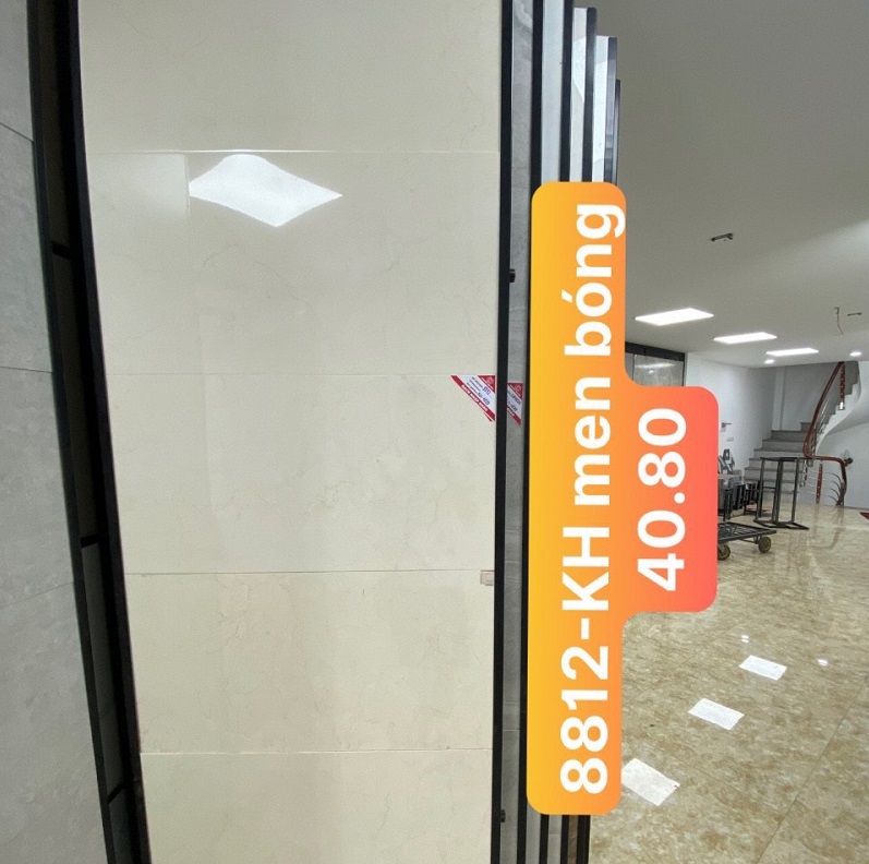 Gạch nhập khẩu Trung Quốc 40×80 vân đá vàng HM8812
