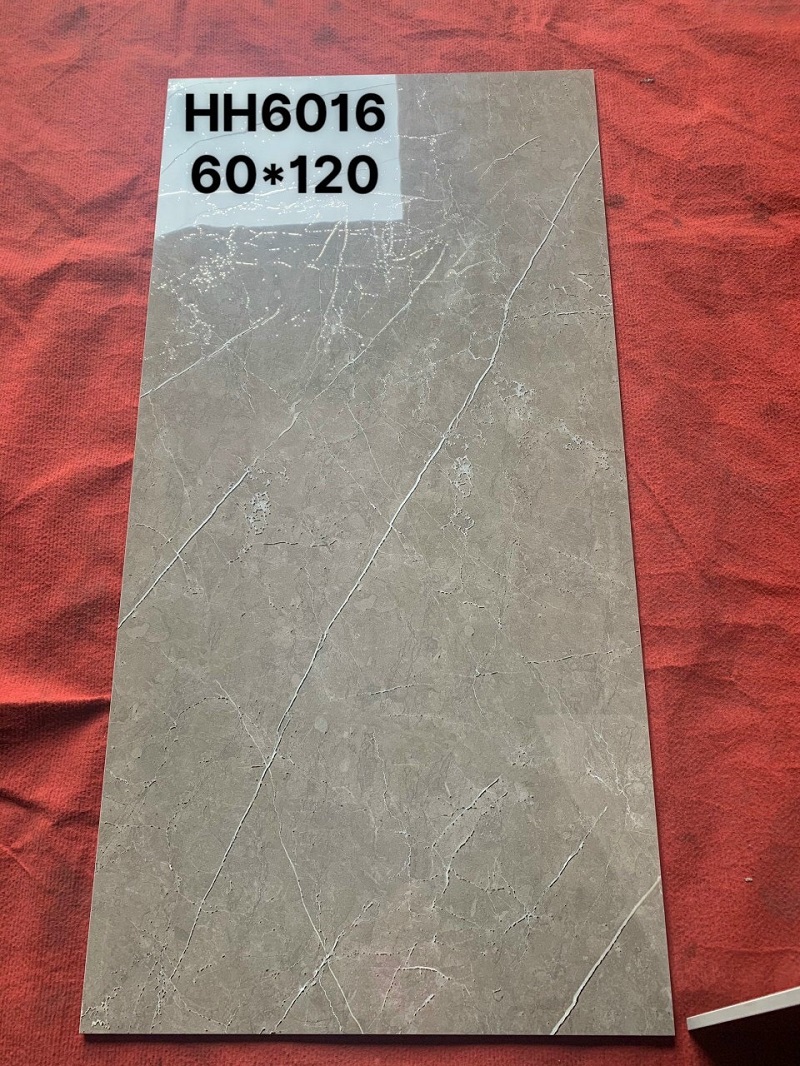 Gạch nhập khẩu Trung Quốc 60x120cm khắc kim xám HH6016