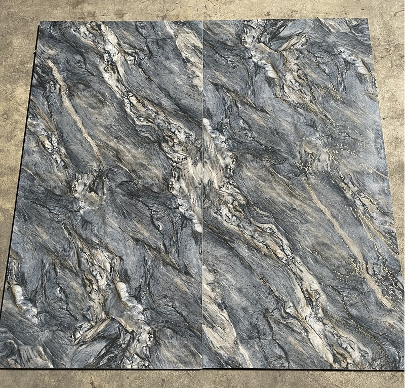 Gạch nhập khẩu Trung Quốc 60x120cm vân đá xanh trắng 12201