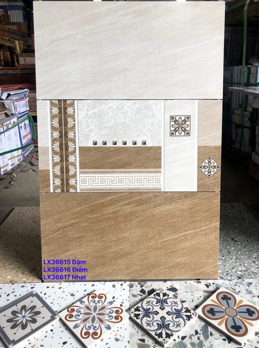Gạch ốp lát 30×60 CMC màu vàng LX36615-LX36616-LX36617