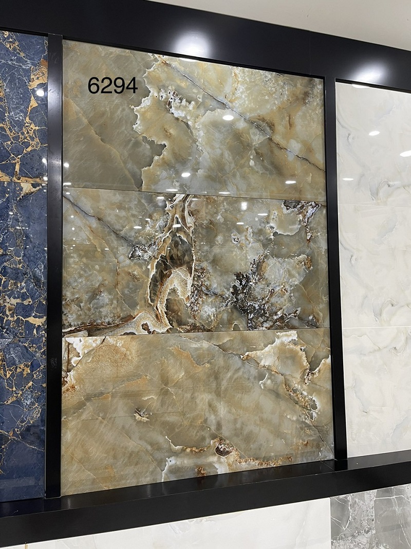 Gạch ốp lát Ấn Độ màu vân đá xanh ngọc 60x120cm 6294