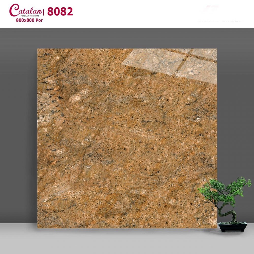 Gạch ốp lát  Catalan  vân đá vàng chấm 8082