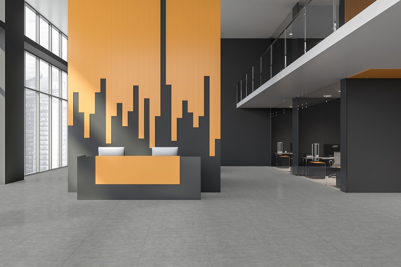 Gạch ốp lát màu xám men mờ 80×80 Đồng Tâm GRANITE 8080ROME006-H+