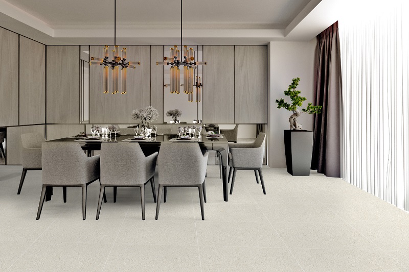 Gạch ốp lát men mờ granito xám nhạt Đồng Tâm 80×80 GRANITE 8080ROME005-H+