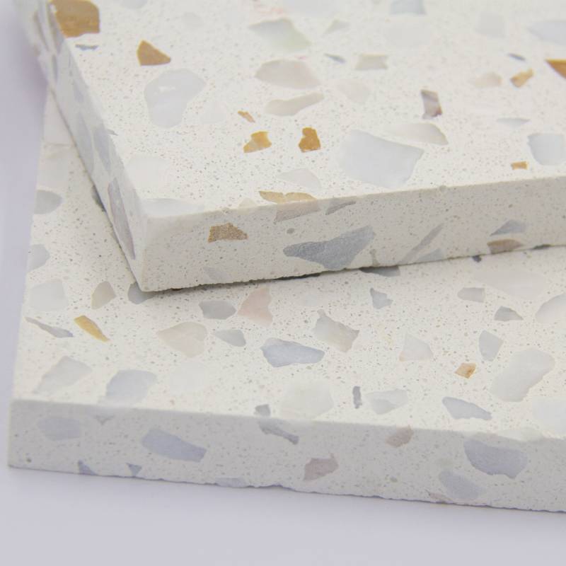 Gạch ốp lát Terrazzo kích thước 600x600mm màu trắng JX1214