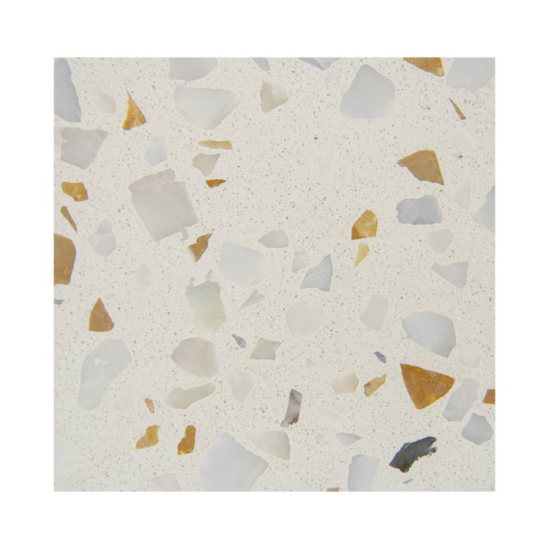 Gạch ốp lát Terrazzo kích thước 600x600mm màu trắng JX1214
