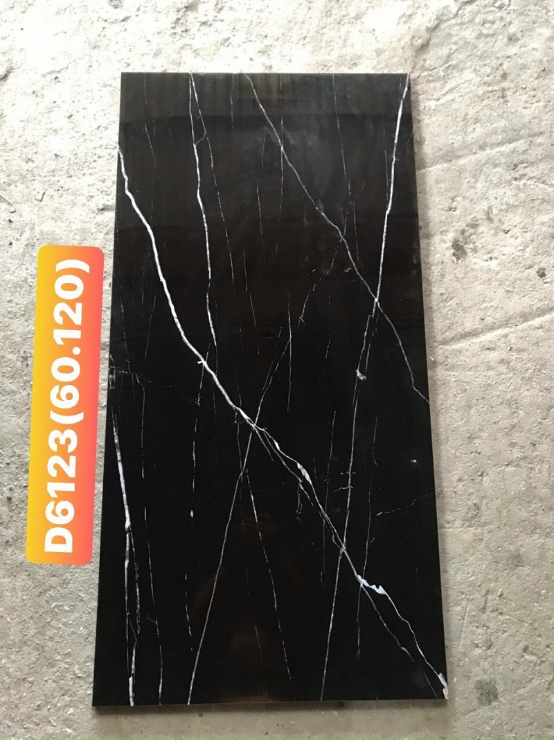 Gạch ốp lát Trung Quốc vân đá đen 60x120cm D6123