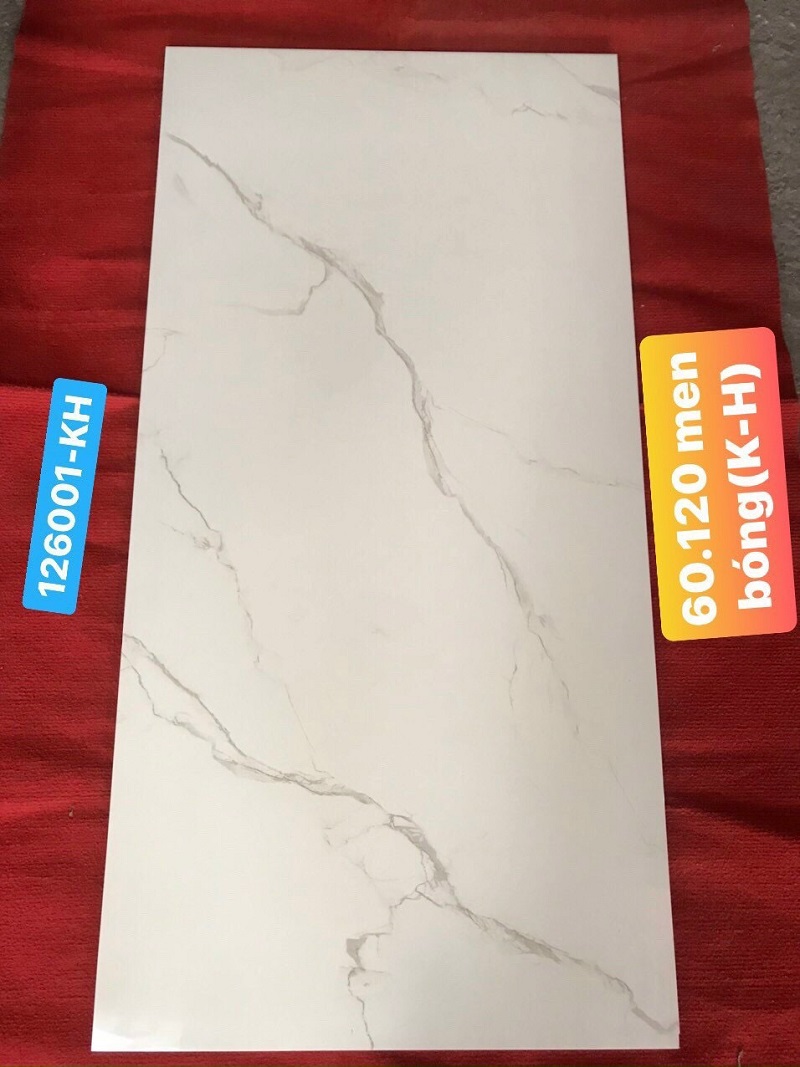 Gạch ốp lát Trung Quốc vân mây trắng 60x120cm 126001