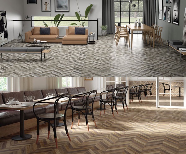 Gạch ốp lát Trung Quốc xương cá vân gỗ 60x120cm 12905