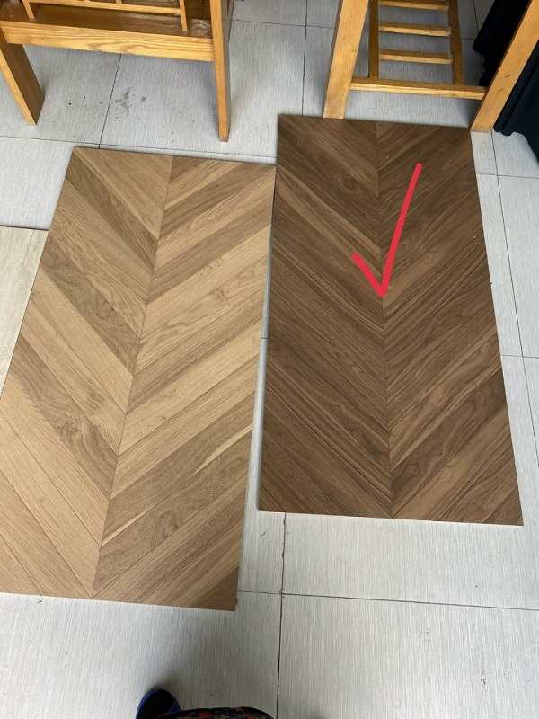 Gạch ốp lát Trung Quốc xương cá vân gỗ 60x120cm 12906