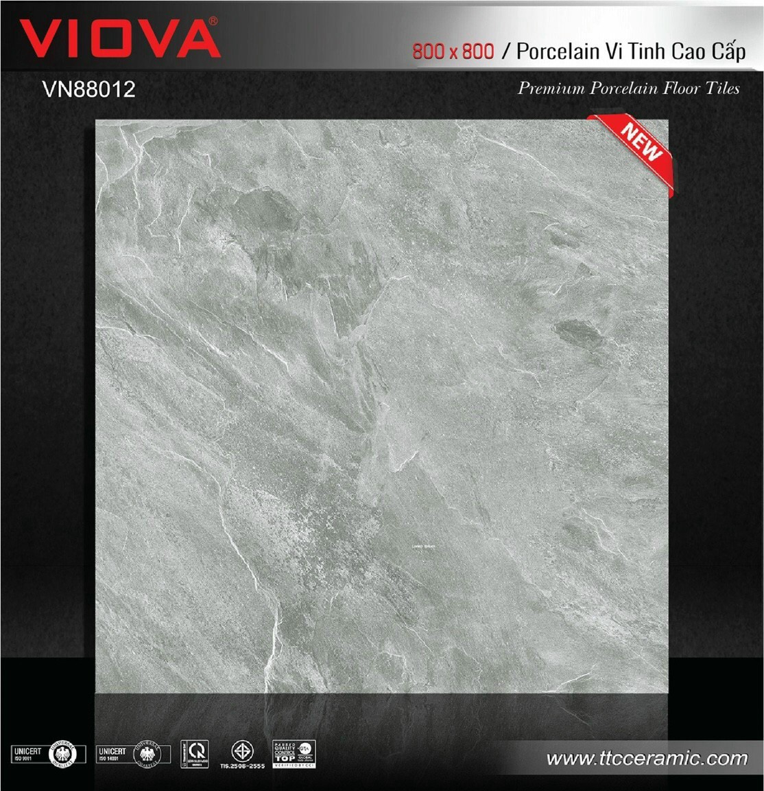 Gạch ốp lát  Viova vân đá xanh VN88012