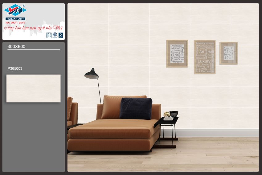 Gạch ốp lát Ý Mỹ 30x60cm màu vàng xước P365001