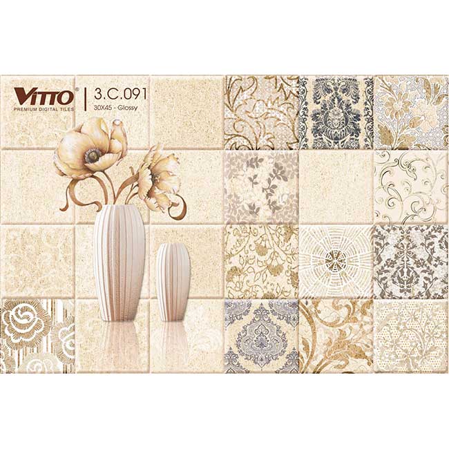 Gạch ốp tường 30×45 Vitto 3C091
