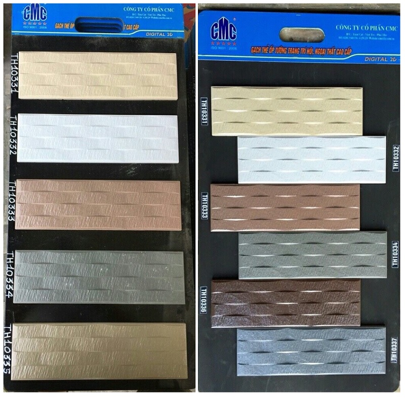 Gạch thẻ ốp tường các màu 10×33 CMC TH 10331-10332-10333-10334-10335-10336-10337-10338