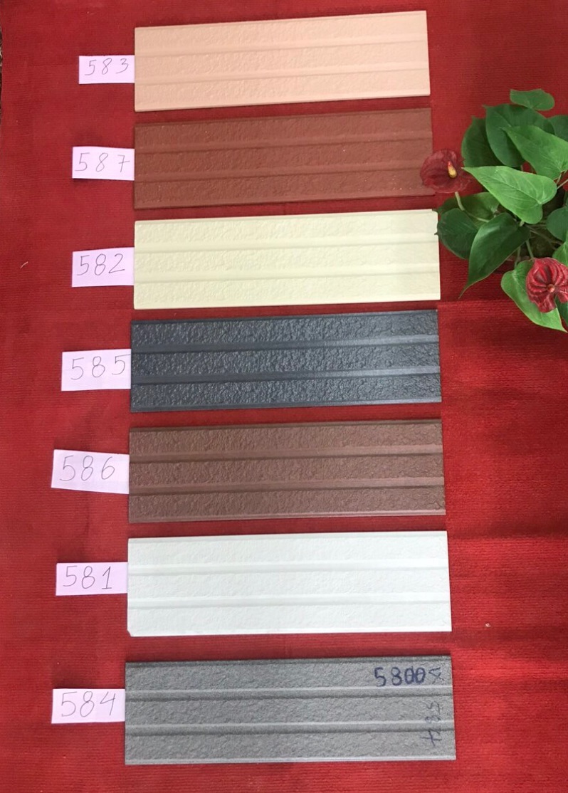 Gạch thẻ ốp tường trang trí nhập khẩu các màu 15x50cm HM-1550-6