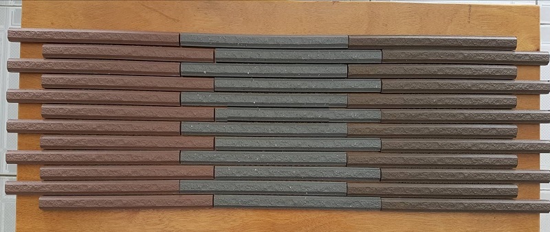 Gạch thẻ ốp tường trang trí nhập khẩu các màu thẻ que đóng vỉ 501-503-504-505-506-507