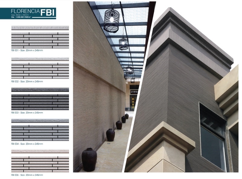 Gạch trang trí tay đũa Việt Nhật FBI 003