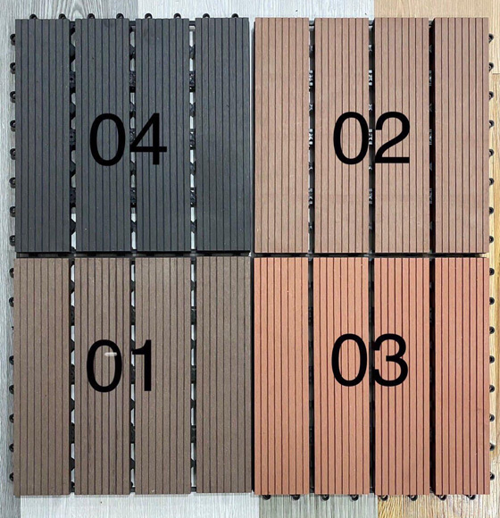 Gỗ Nhựa Ngoại Thất 30×30 GNNT01