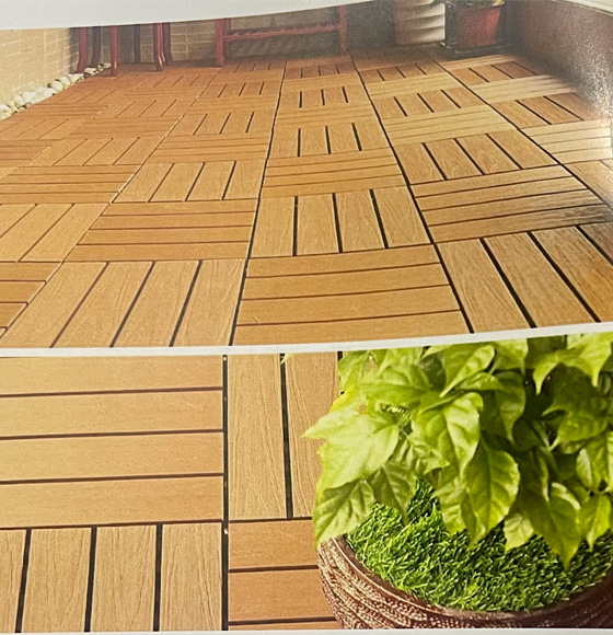 Gỗ Nhựa Ngoại Thất 30×30 GNNT01