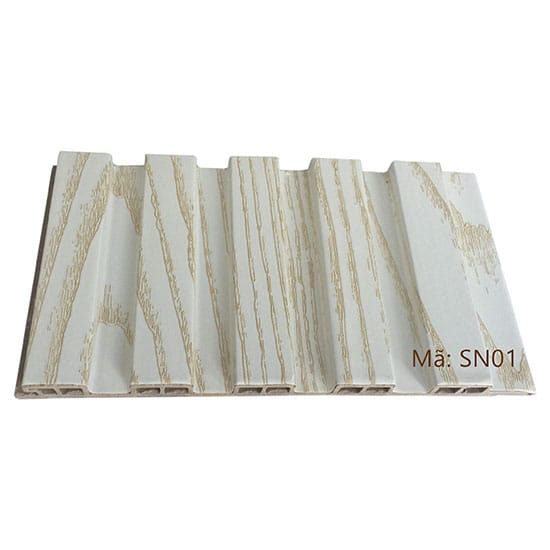 Gỗ nhựa ốp tường loại sóng nhỏ Việt Ý SN01