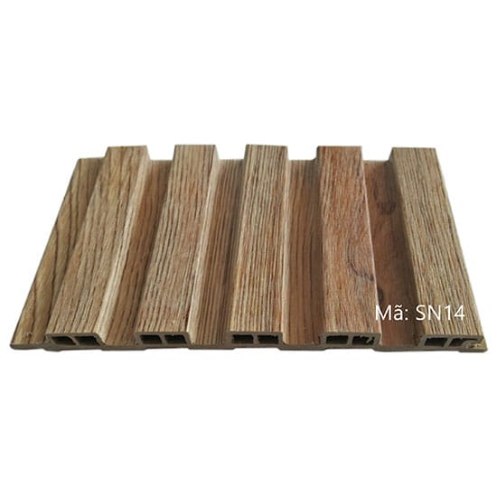 Gỗ nhựa ốp tường loại sóng nhỏ Việt Ý SN14