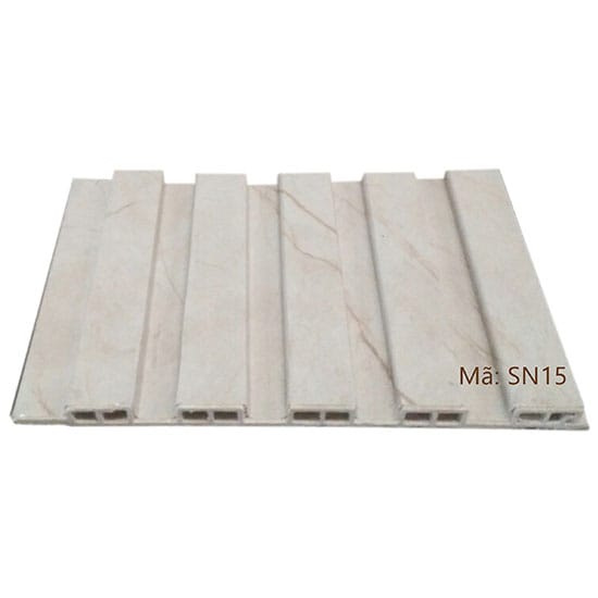 Gỗ nhựa ốp tường loại sóng nhỏ Việt Ý SN15