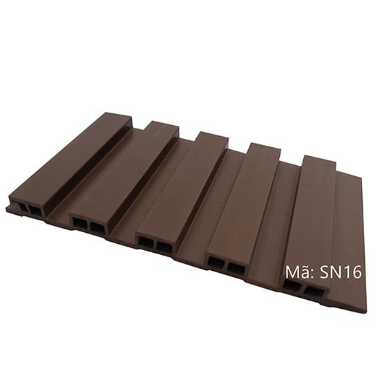Gỗ nhựa ốp tường loại sóng nhỏ Việt Ý SN16