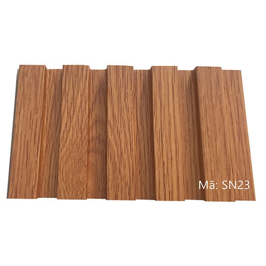 Gỗ nhựa ốp tường loại sóng nhỏ Việt Ý SN23
